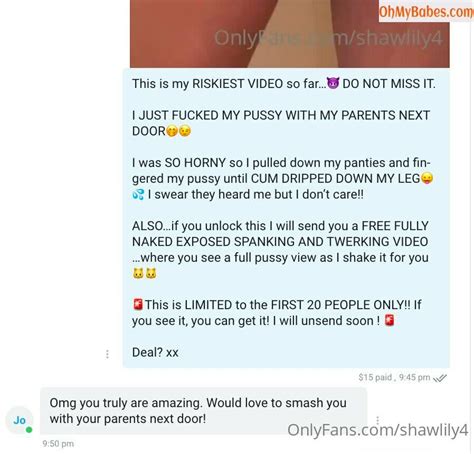 Lily Shaw Nude Leaked Photos and Videos